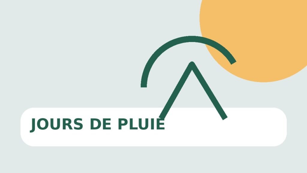Sorties par temps de pluie