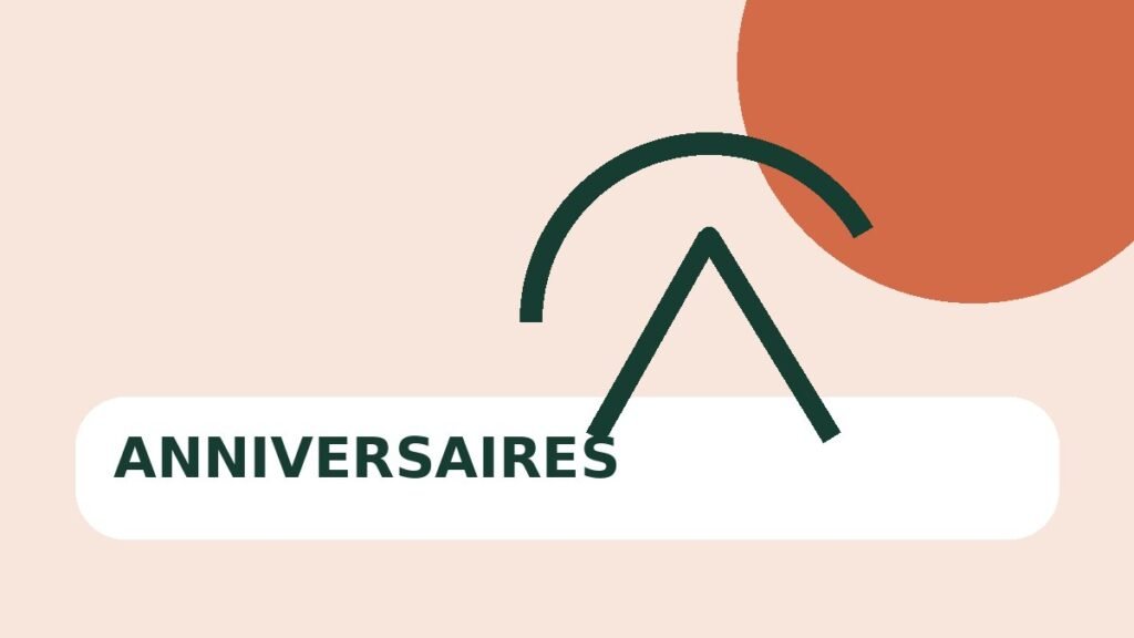 Anniversaires enfants